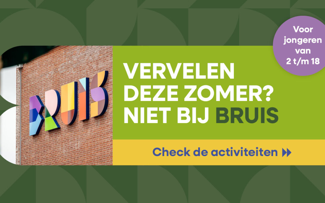 Zomeractiviteiten voor de jeugd in BRUIS